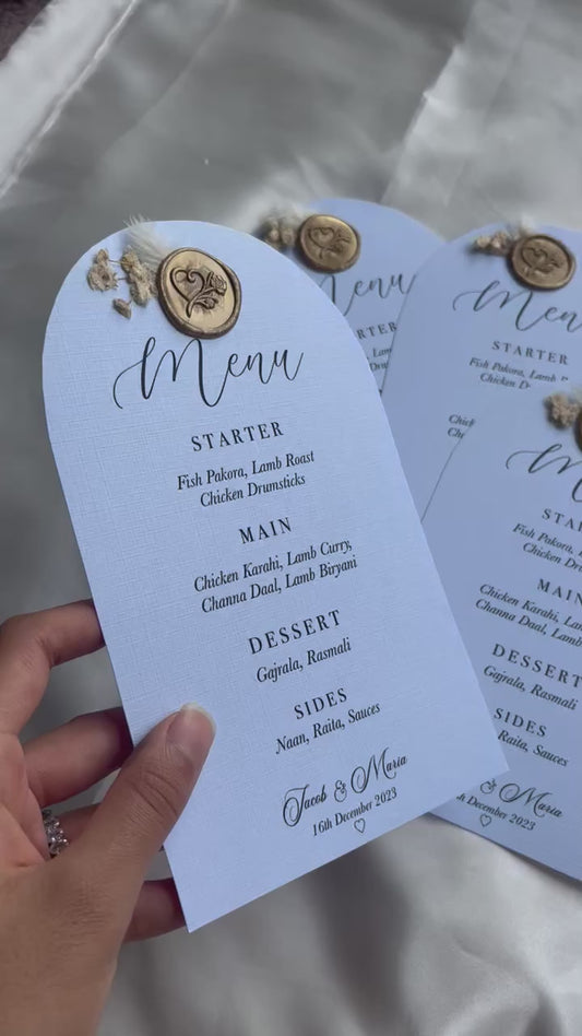 Arched Menus