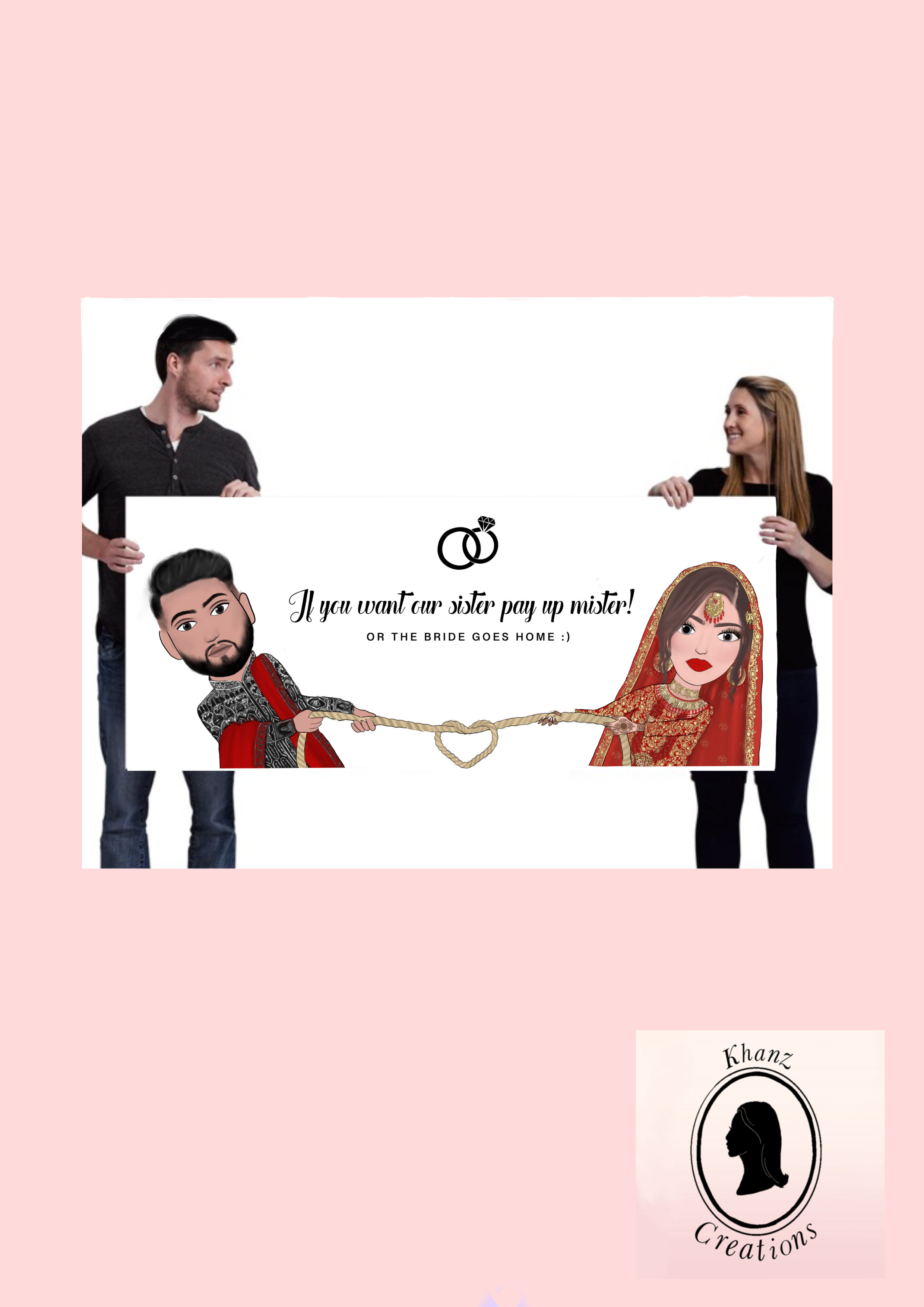 Baraat entrance banner – Khanzcreations